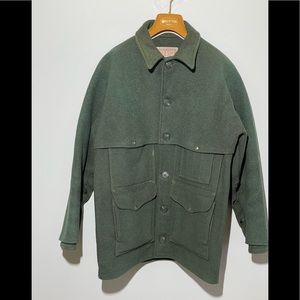 Vintage Filson Loden Green wool coat, size 42